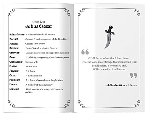 Julius Caesar : Shakespeare's Greatest Stories for Children (Abridged and Illustrated) with Review Q