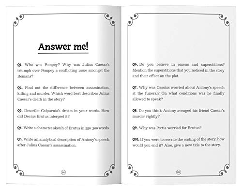 Julius Caesar : Shakespeare's Greatest Stories for Children (Abridged and Illustrated) with Review Q
