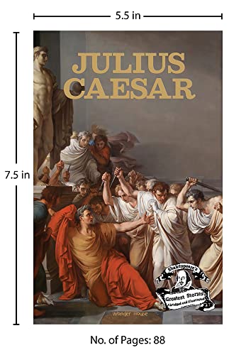 Julius Caesar : Shakespeare's Greatest Stories for Children (Abridged and Illustrated) with Review Q