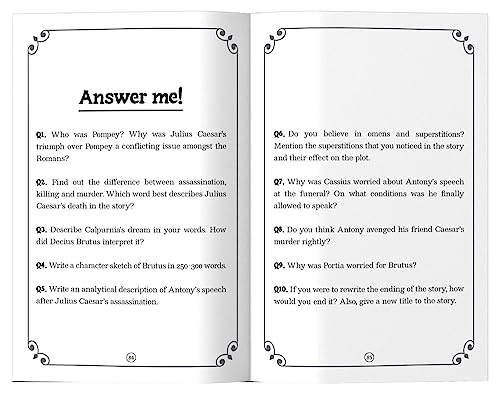 Julius Caesar : Shakespeare's Greatest Stories for Children (Abridged and Illustrated) with Review Q