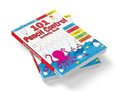 101 Pencil Control Activity Book for Kids Tracing Practise Book Age 2+ (Paperback)