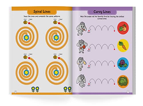 101 Pencil Control Activity Book for Kids Tracing Practise Book Age 2+ (Paperback)