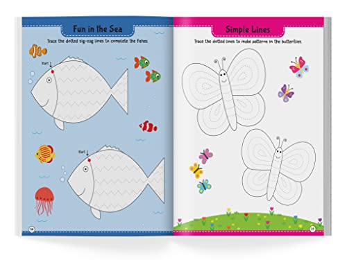 101 Pencil Control Activity Book for Kids Tracing Practise Book Age 2+ (Paperback)