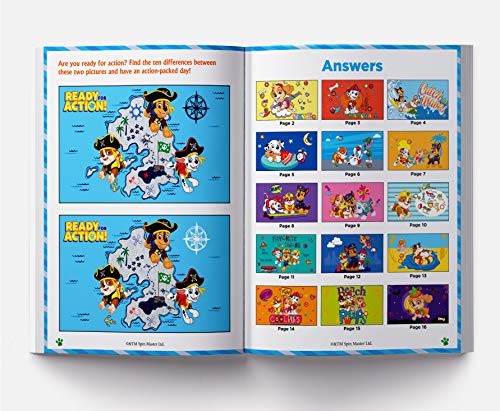 Paw Patrol Ultimate Adventures Spot the Difference Activity Book
