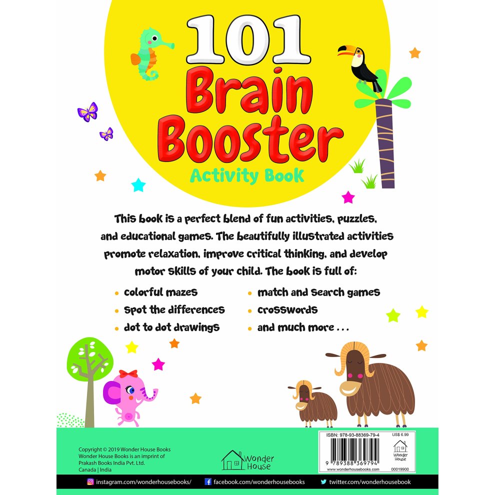 101 Brain Booster Activity Book by Wonder House Books