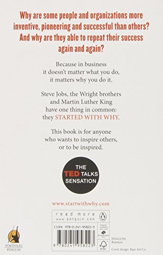 Start with Why: How Great Leaders Inspire Everyone to Take Action by Simon Sinek - Non Fiction - Paperback
