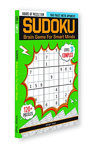 Sudoku - Brain Games for Smart Minds Level 3 Complex : Brain Booster Puzzles for Kids  120+ Fun Games
