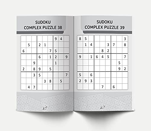 Sudoku - Brain Games for Smart Minds Level 3 Complex : Brain Booster Puzzles for Kids  120+ Fun Games