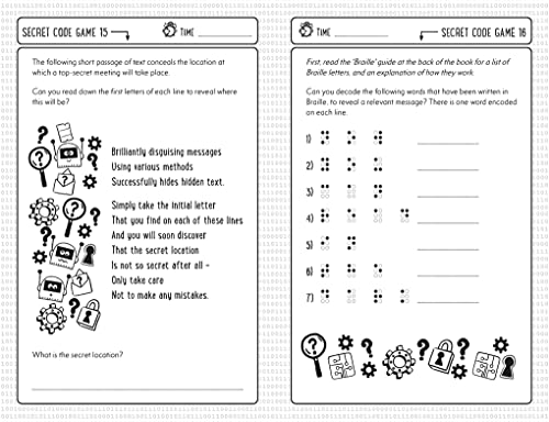 Secret Code Games for Clever Kids(r) - (Buster Brain Games) by Gareth Moore (Paperback)