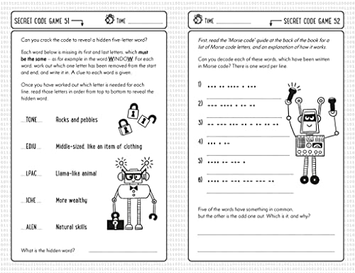 Secret Code Games for Clever Kids(r) - (Buster Brain Games) by Gareth Moore (Paperback)