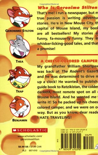 A Cheese-Colored Camper by Geronimo Stilton