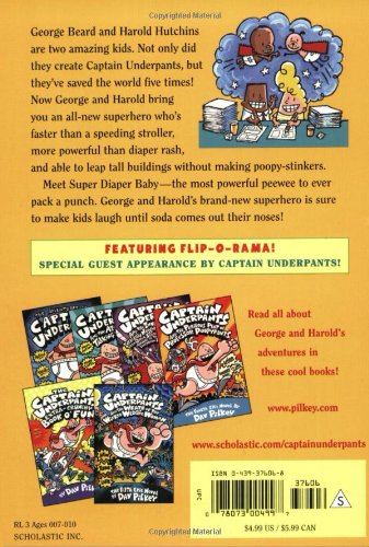 The Adventures of Super Diaper Baby by Dav, Hutchins, Harold, Beard, George Pilkey