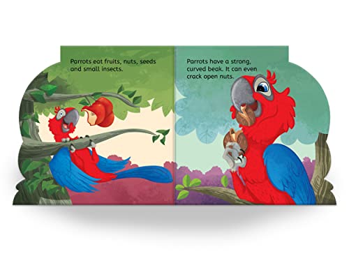 Parrot: Animal Picture Book (My First Shaped Board Books)