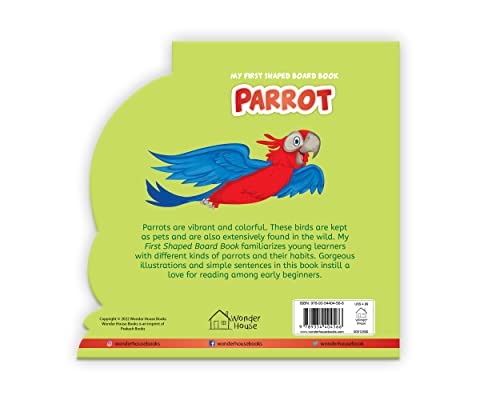 Parrot: Animal Picture Book (My First Shaped Board Books)