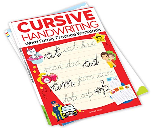Cursive Handwriting: Word Family: Practice Workbook for Children