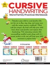 Cursive Handwriting: Word Family: Practice Workbook for Children