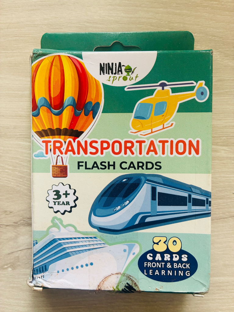 Transportation Flash Cards