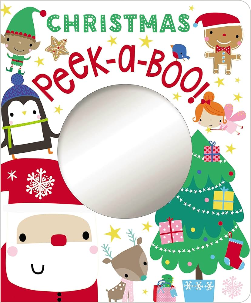 christmas peek-a-boo!  - board
