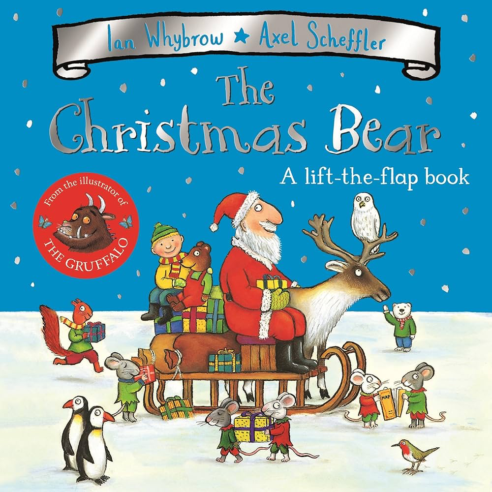 The christmas bear - flap book