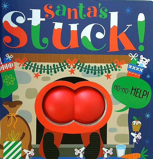 santa's stuck - touch and feel