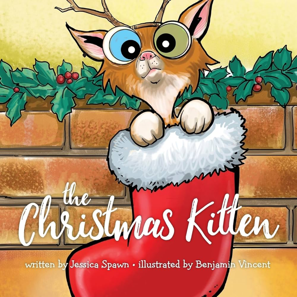 the christmas kitten  - board