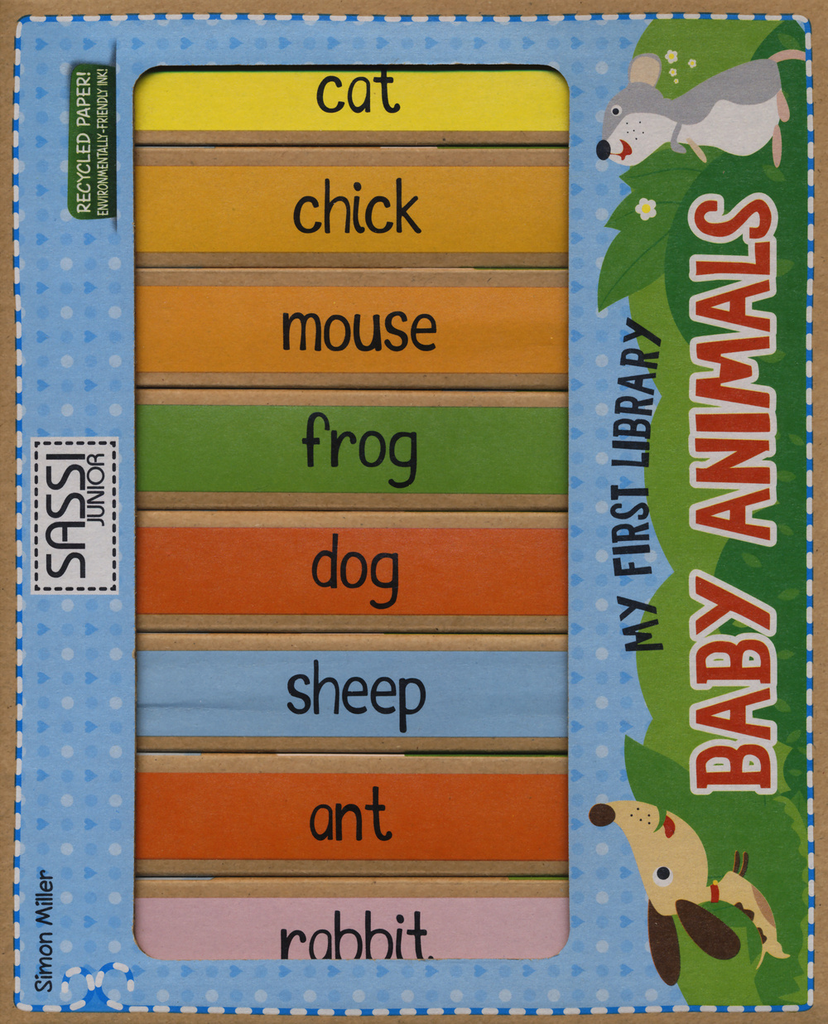 Sassi My First Library Baby Animals Books