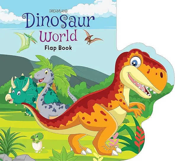 Flap Book - Dinosaur World 