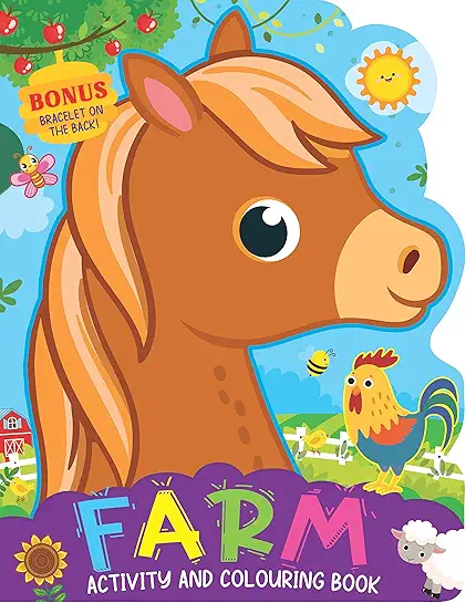 Farm Activity And Colouring Book 