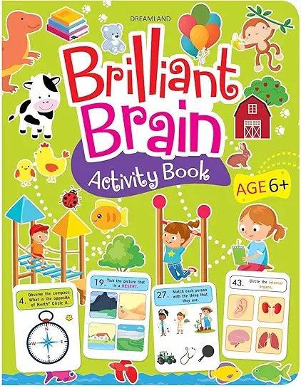 Brilliant Brain Activity Book - 6+