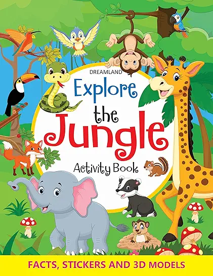 Explore the Jungle - Activity with Stickers