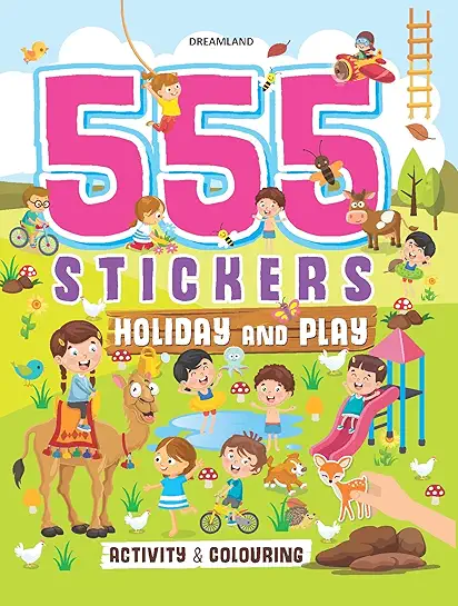 555 Stickers Holiday & Play