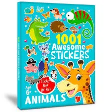 1001 Sticker Book Animals