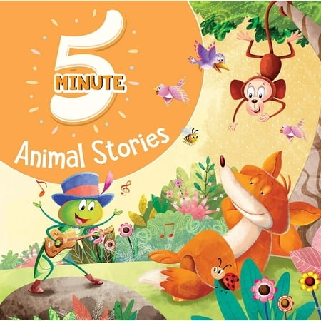 Pegasus - 5 Minute Animal Stories - Premium Quality Padded & Glittered Book - Hardcover
