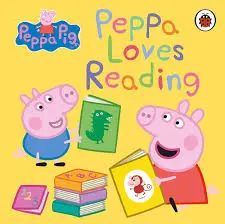 Peppa Pig: Peppa Loves Reading | Board Book