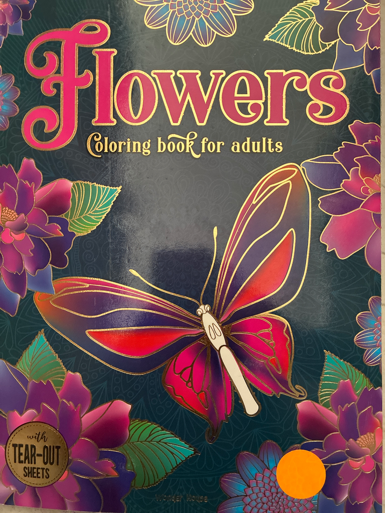 Flowers Coloring Book for Adults