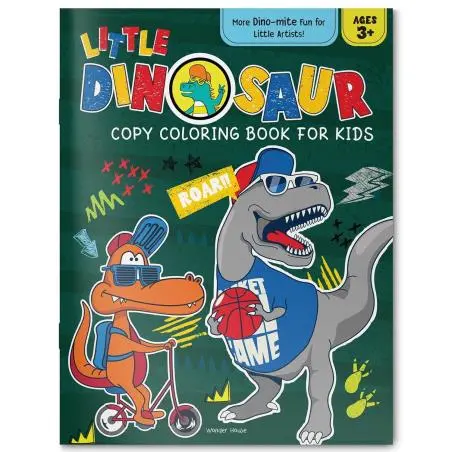 Little Dinosaur copy colouring book for kids