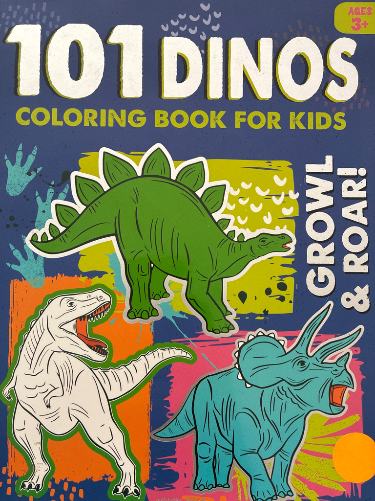101 DINOS COLOURING BOOK FOR KIDS 