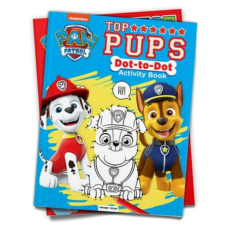 Paw Patrol Top Pups Dot to Dot Activity Book