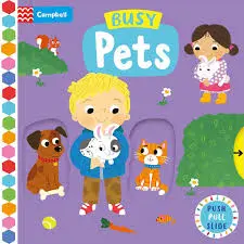 Campbell Books Busy Pets (Board Book)