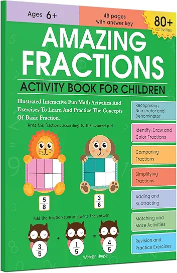 Amazing Fractions Activity Book (Paperback)