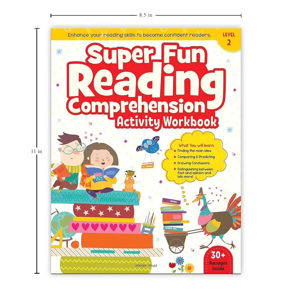 Super Fun Reading Comprehension: Level 2 (Paperback)