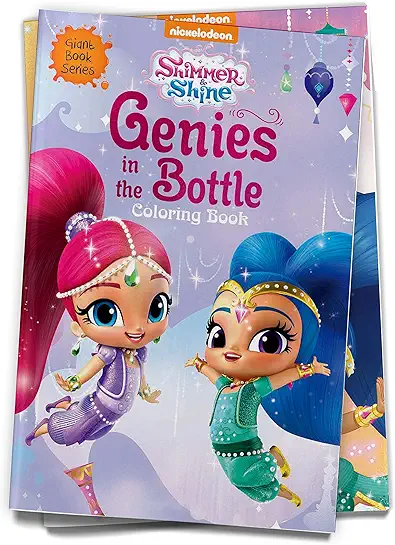 Genius in the bottle colouring book 