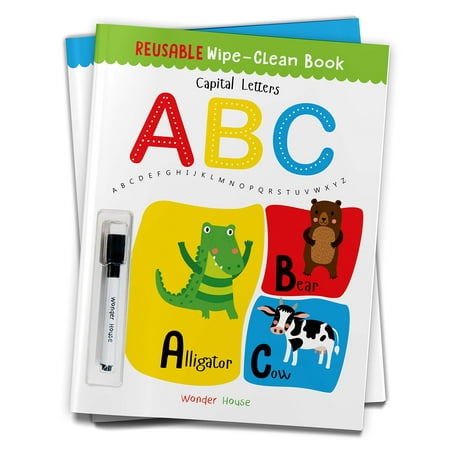 Reusable Wipe and Clean Book - Capital Letters : Write and Practice Capital Letters (Reusable Wipe and Clean Books)