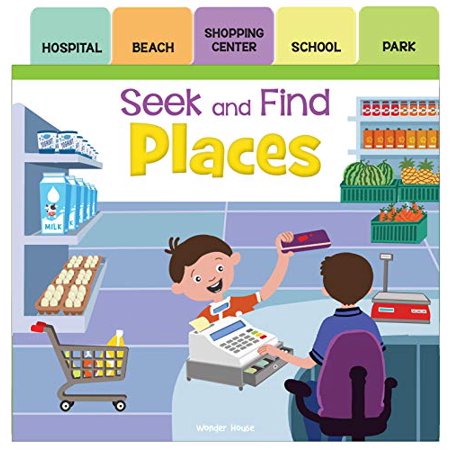 Seek and Find - Places : Early Learning Board Books with Tabs (Board Book)