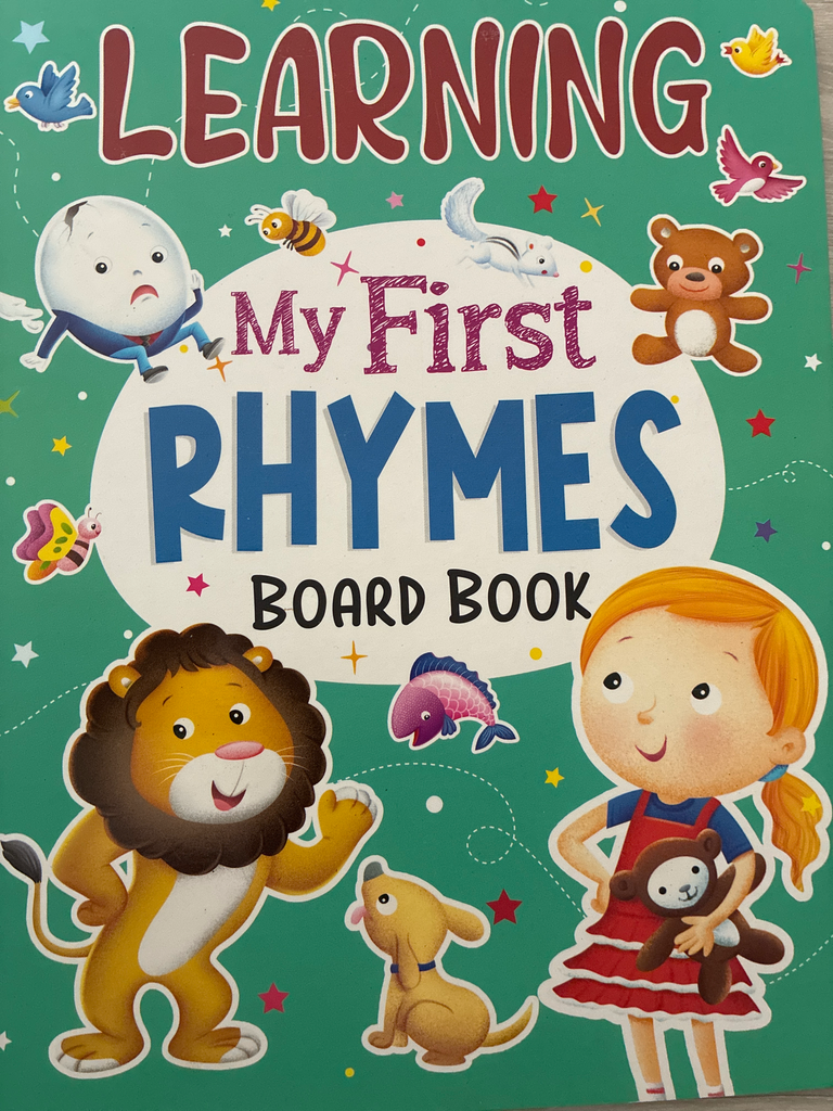 LEARNING MY FIRST RHYMES BOARD BOOKS 