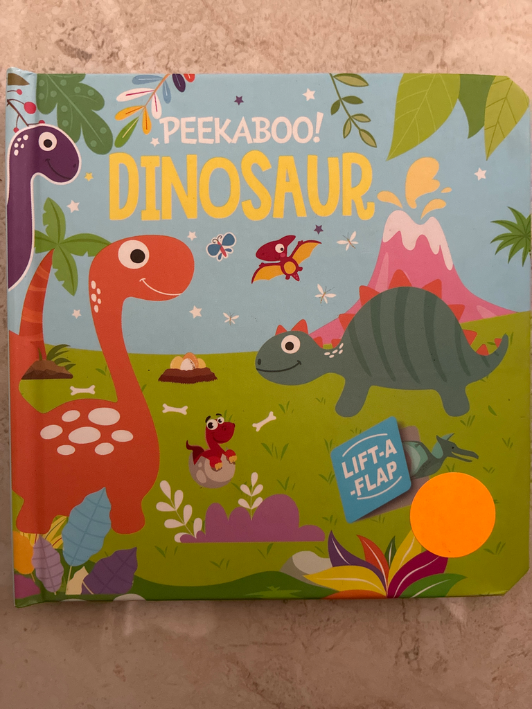 Peekaboo dinosaur 