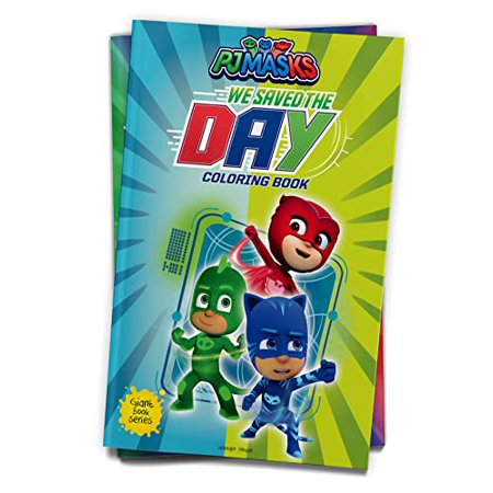 We Saved the Day: Pj Masks - Giant Coloring Book for Children