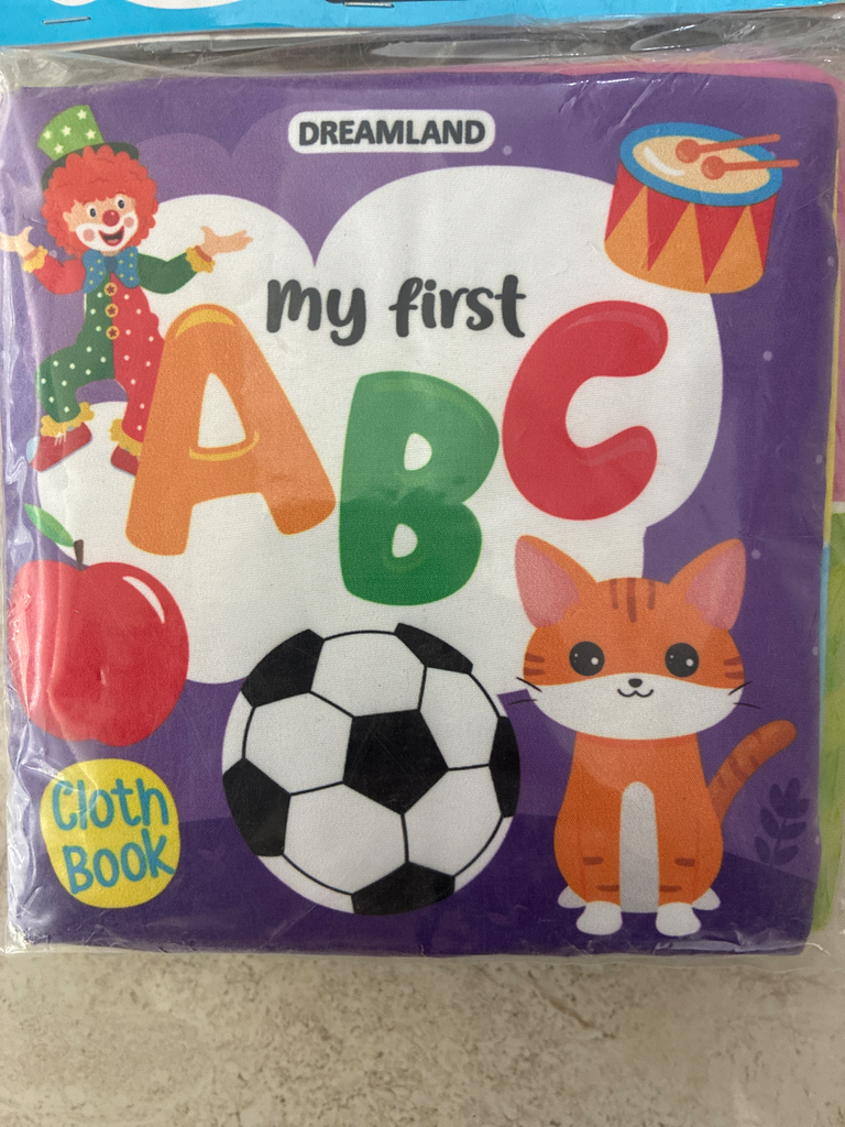 MY FIRST A B C CLOTH BOOK
