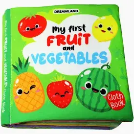 MY FIRST FRUIT AND VEGETABLES CLOTH BOOK