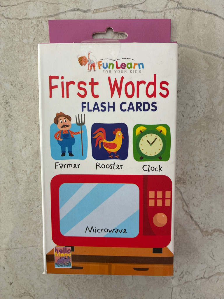 First words flash cards 
